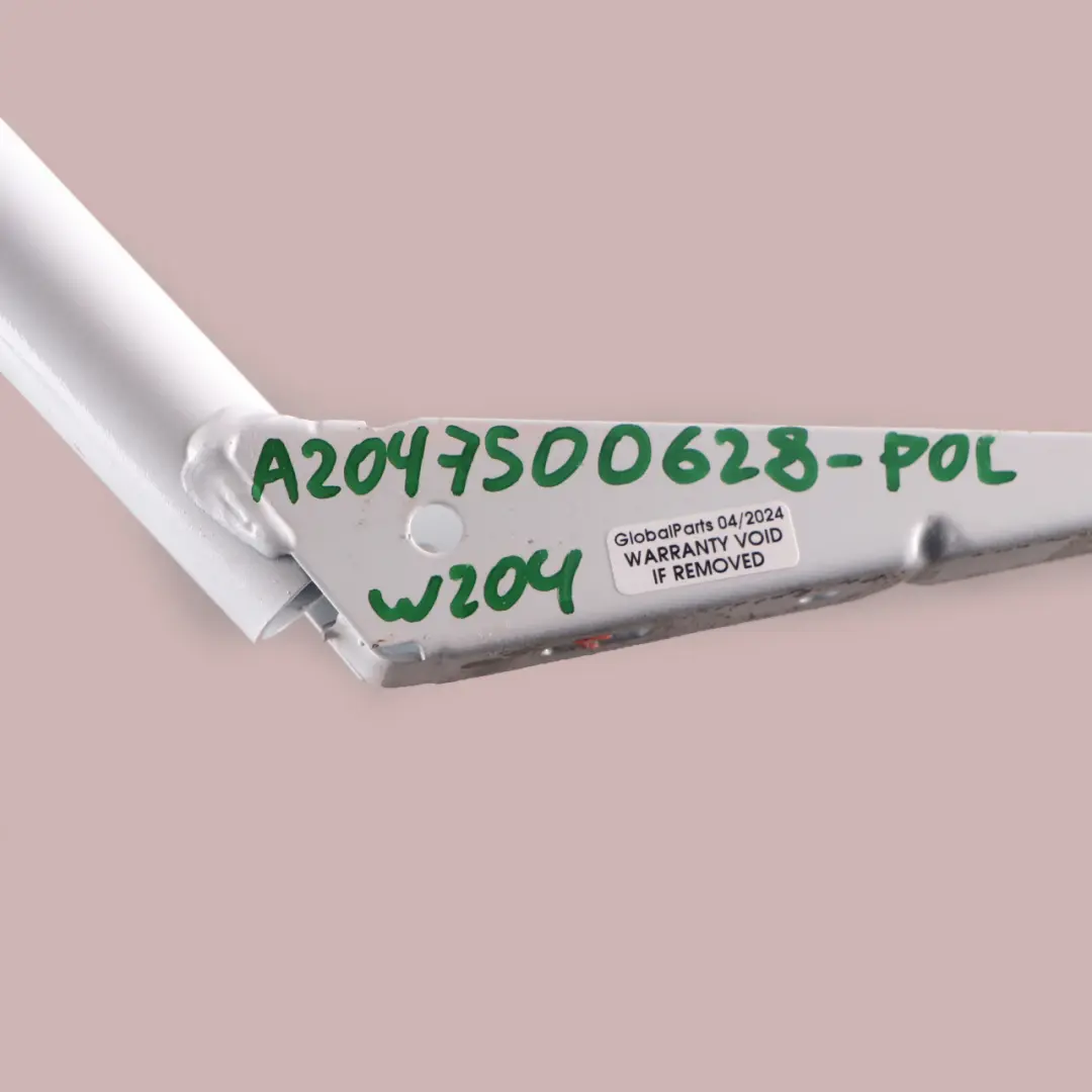 Trunk Tailgate Right O/S Polar White - 149 to Mercedes W204 with Part number A2047500628 Mercedes W204 Trunk Tailgate Right O/S Polar White - 149 - SKU A2047500628-POL - Part number A2047500628