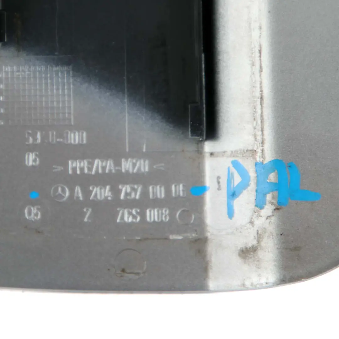 Mercedes-Benz C-Class W204 Fuel Filler Flap Cover Palladiumsilver Metallic - 792 to with Part number A2047570006 Mercedes-Benz C-Class W204 Fuel Filler Flap Cover Palladiumsilver Metallic - 792 - SKU A2047570006-PAL - Part number A2047570006