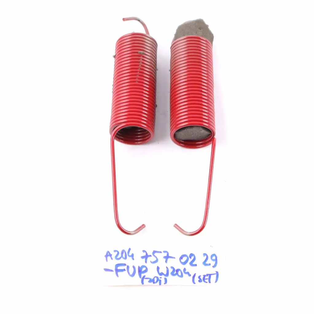 Mercedes W204 Coupe Molla portellone posteriore Lid Tension Strut Fire Opal Red