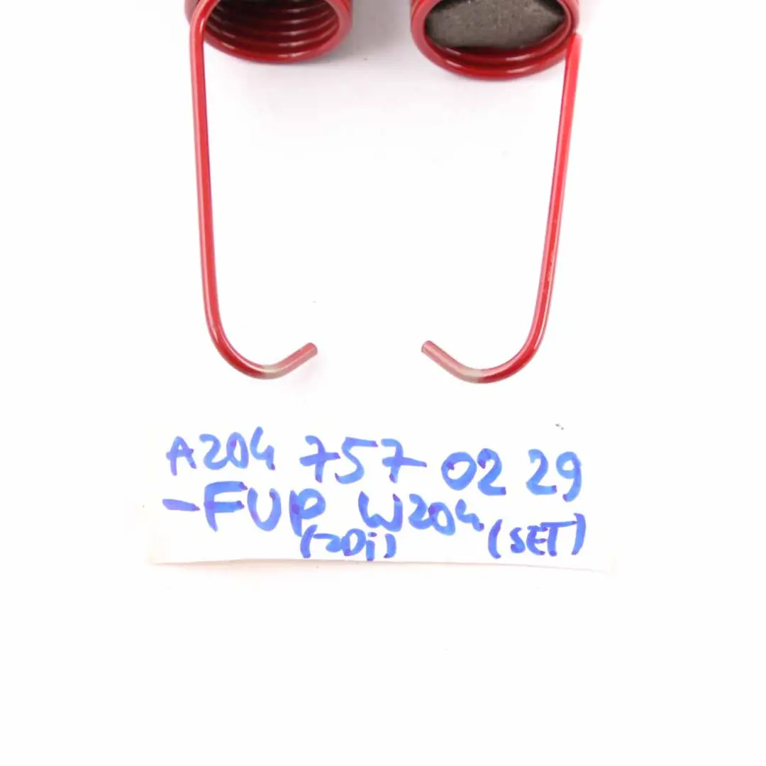 Tailgate Spring Mercedes W204 Coupe Boot Trunk Lid Tension Strut Fire Opal Red - SKU A2047570229 - Part number A2047570229