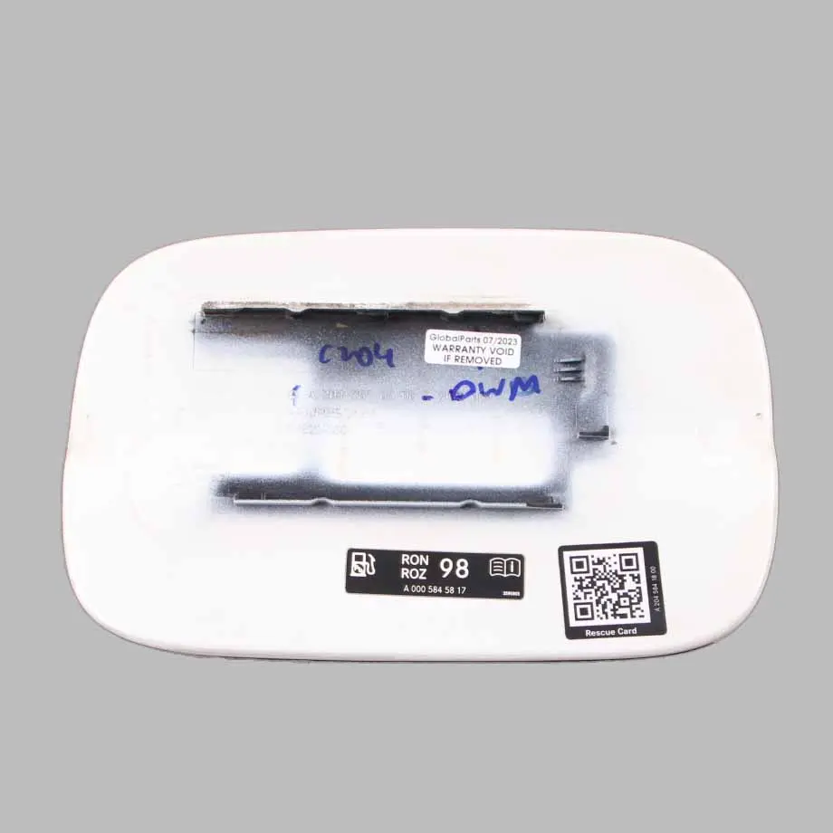 Mercedes W204 Coupe Filler Flap Fuel Cover Cap Diamond White 799 - SKU A2047570506-DWM - Part number A2047570506