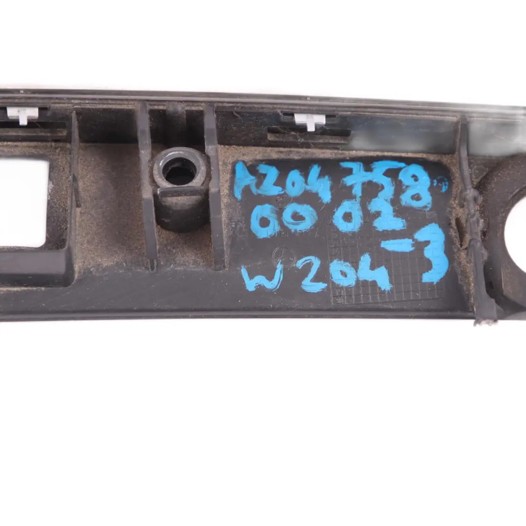 Boot Tailgate Trunk Lid Handle Chrome Cover to Mercedes W204 Saloon Coupe with Part number A2047580002 Mercedes W204 Saloon Coupe Boot Tailgate Trunk Lid Handle Chrome Cover - SKU A2047580002-3 - Part number A2047580002