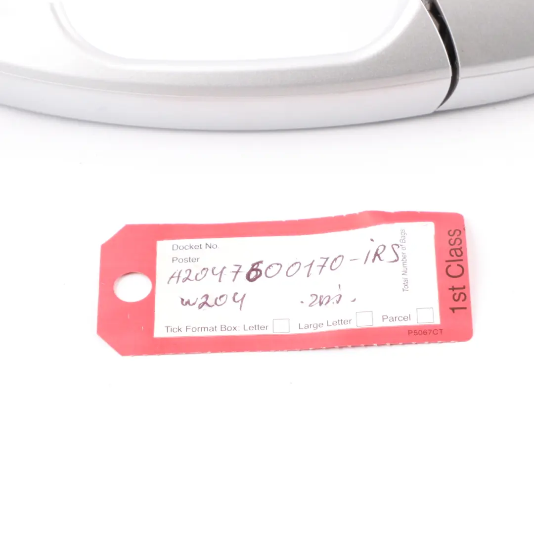 Mercedes W176 W204 Door Handle Grab Front Rear Left Iridium Silver - 775 - SKU A2047600170-IRS - Part number A2047600170
