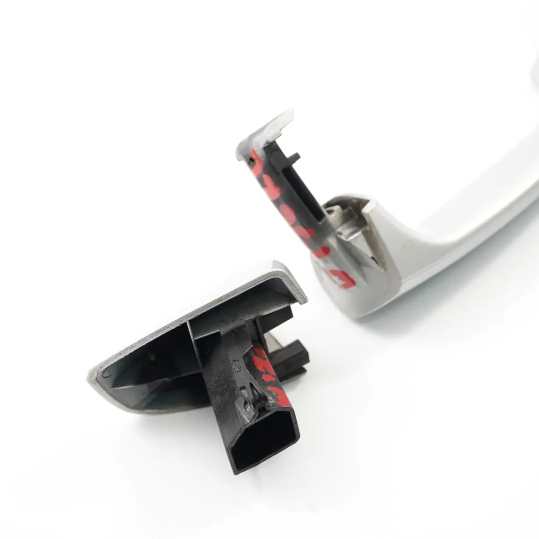Door Grab Handle Left N/S Outside Polar Silver Metallic - 761 to Mercedes W204 with Part number A2047600170 Mercedes W204 Door Grab Handle Left N/S Outside Polar Silver Metallic - 761 - SKU A2047600170-PLS - Part number A2047600170