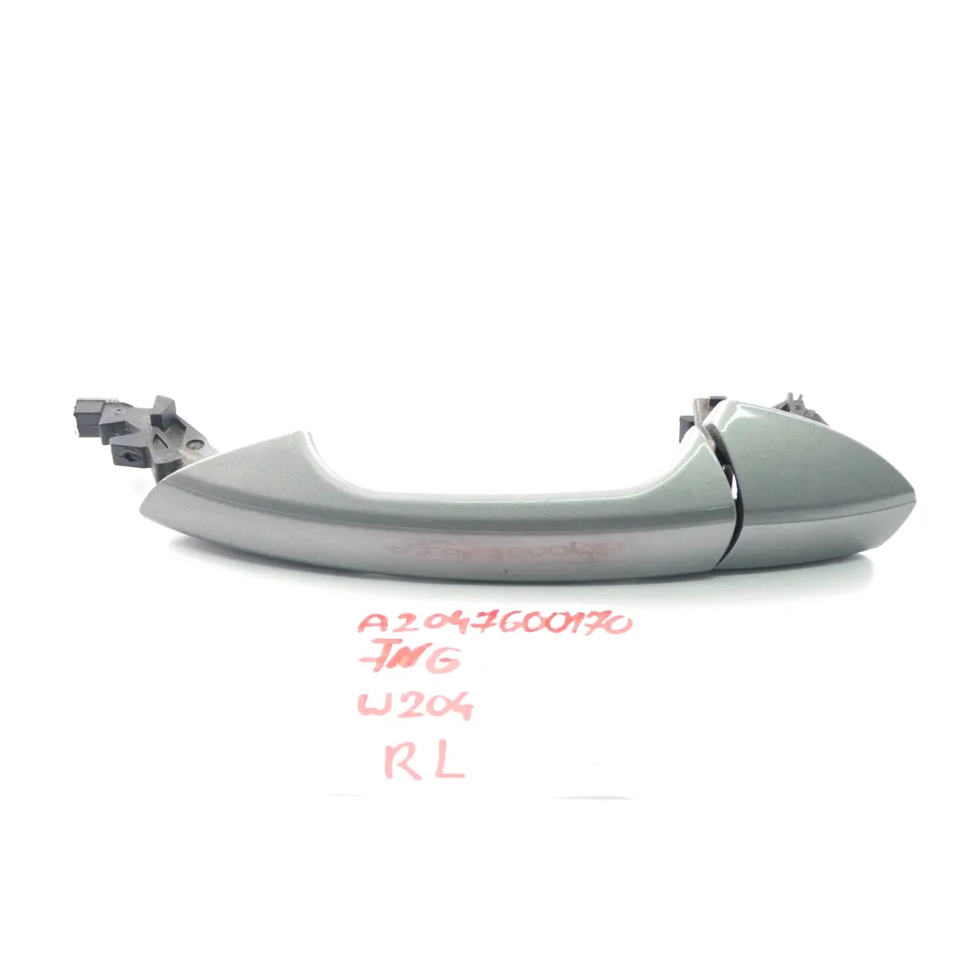Poignée de Porte Gauche Extérieur Gris Ténorite Métallisé - 755 pour Mercedes W204 à propos du numéro de pièce A2047600170 Mercedes W204 Poignée de Porte Gauche Extérieur Gris Ténorite Métallisé - 755 - SKU A2047600170-TNG - Numéro de pièce A2047600170