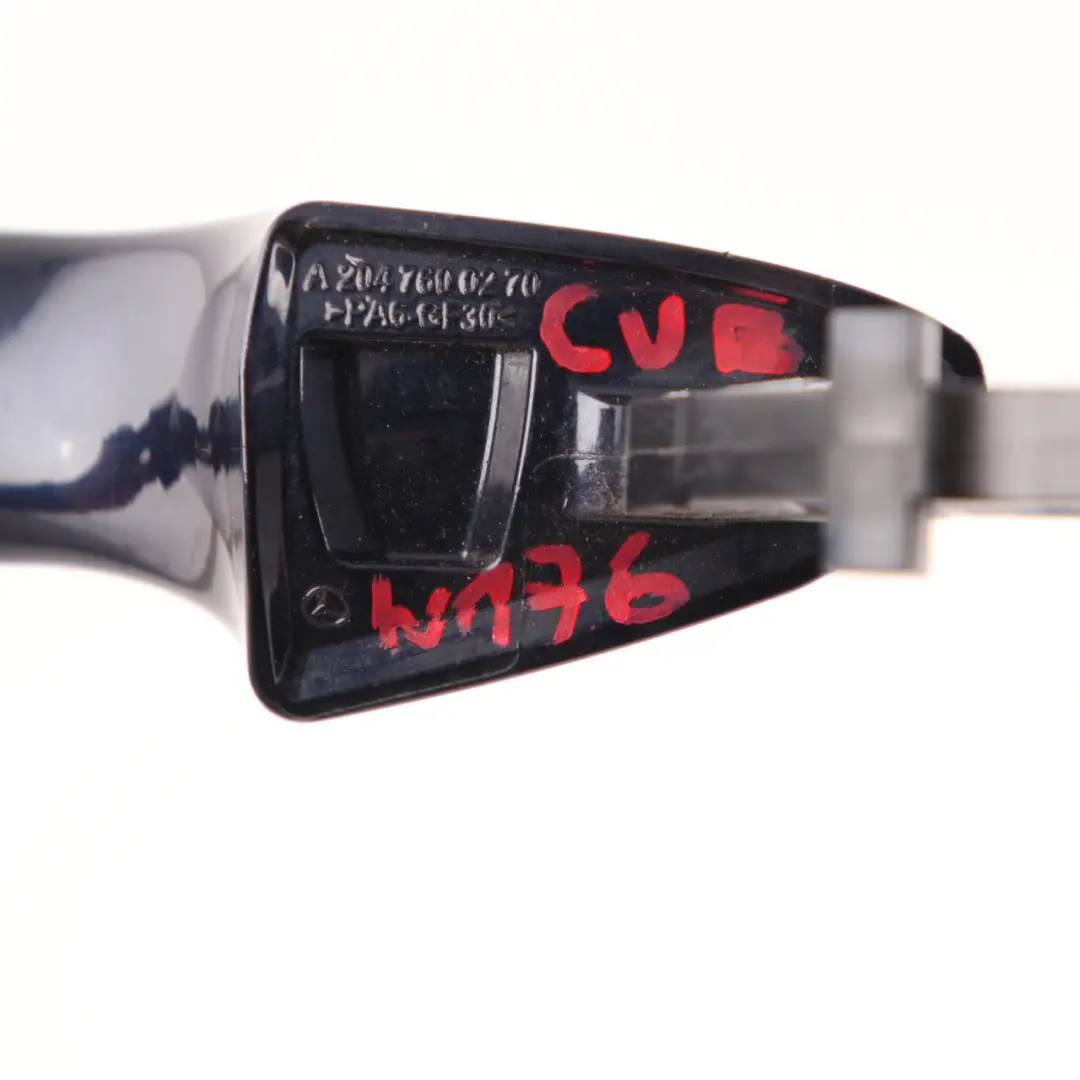 Grab Handle Right Front Door O/S Cavansite Blue Metallic 890 to Mercedes W176 W204 with Part number A2047600270 Mercedes W176 W204 Grab Handle Right Front Door O/S Cavansite Blue Metallic 890 - SKU A2047600270-CVB - Part number A2047600270