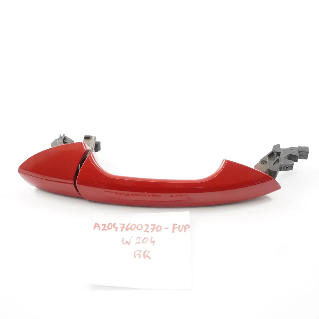  Door Handle Mercedes W176 W204 Grab Right O/S Outside Fire Opal Red - 590 - SKU A2047600270-FUP - Part number A2047600270