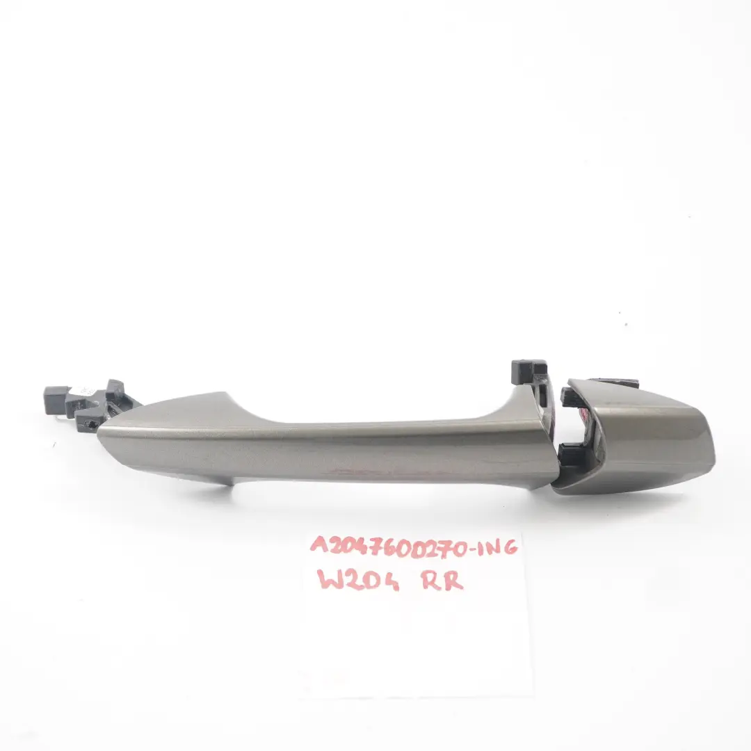 manija de la puerta trasera derecha Gris Indio 963 para Mercedes W204 con número de pieza A2047600270 Mercedes W204 manija de la puerta trasera derecha Gris Indio 963 - SKU A2047600270-ING - Número de pieza A2047600270