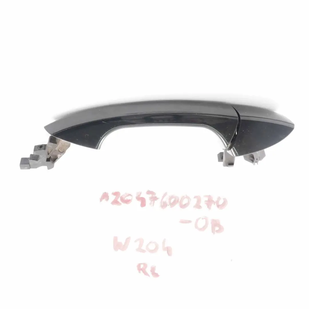 Mercedes W176 W204 Grab Handle Right Front Door O/S Obsidian Black - 197 - SKU A2047600270-OB - Part number A2047600270