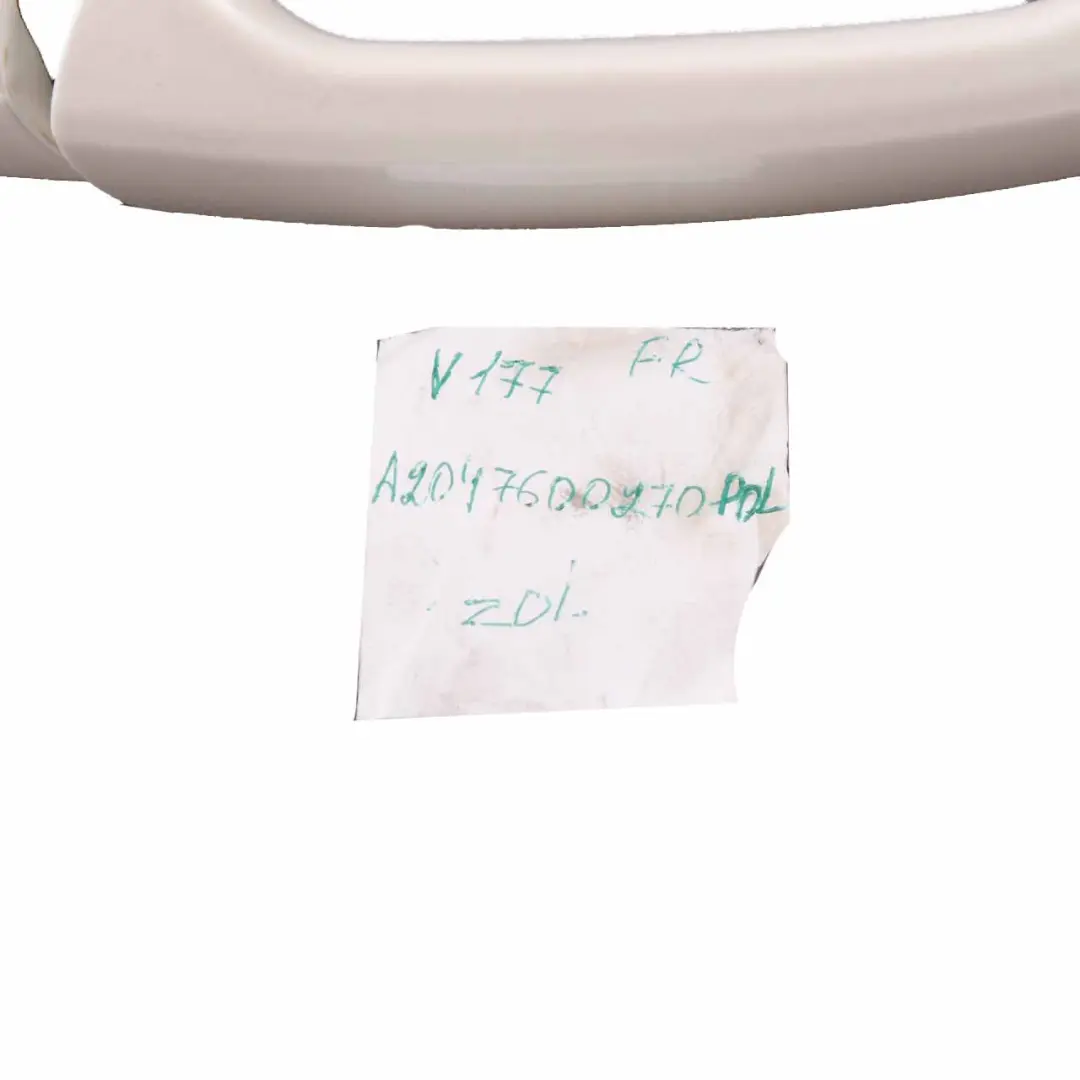  Door Handle Mercedes W176 W204 Grab Front Right O/S Outside Polar White 149 - SKU rhd-A2047600270-POL - Part number A2047600270