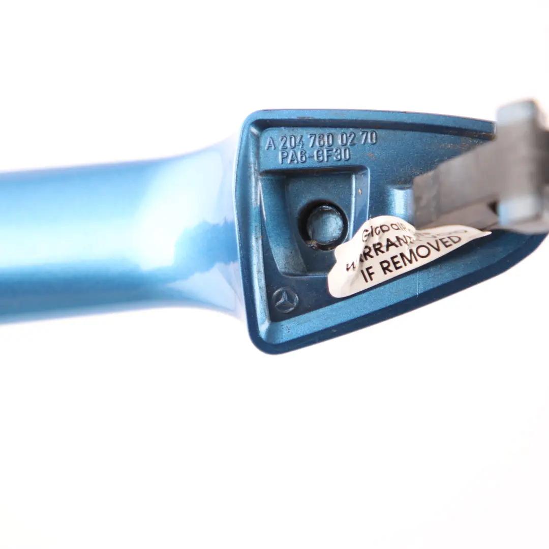 Mercedes W176 W204 Grab Handle Right Front Door O/S South Sea Blue Metallic 162 - SKU RHD-A2047600270-SSB - Part number A2047600270