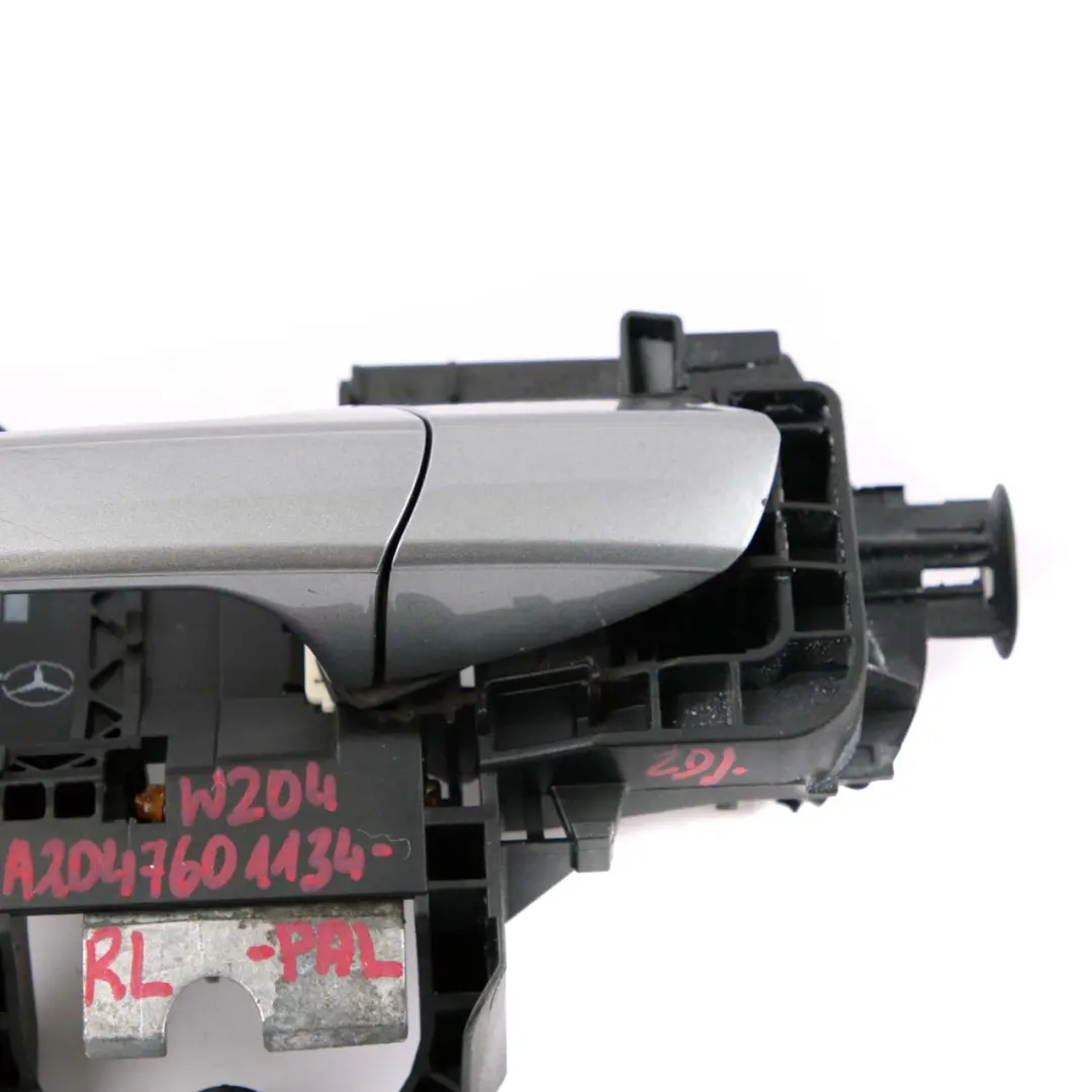  Grab Handle Door Mercedes W204 W207 Rear Left N/S Palladium Silver Metallic 792 - SKU A2047601134-PAL - Part number A2047601134