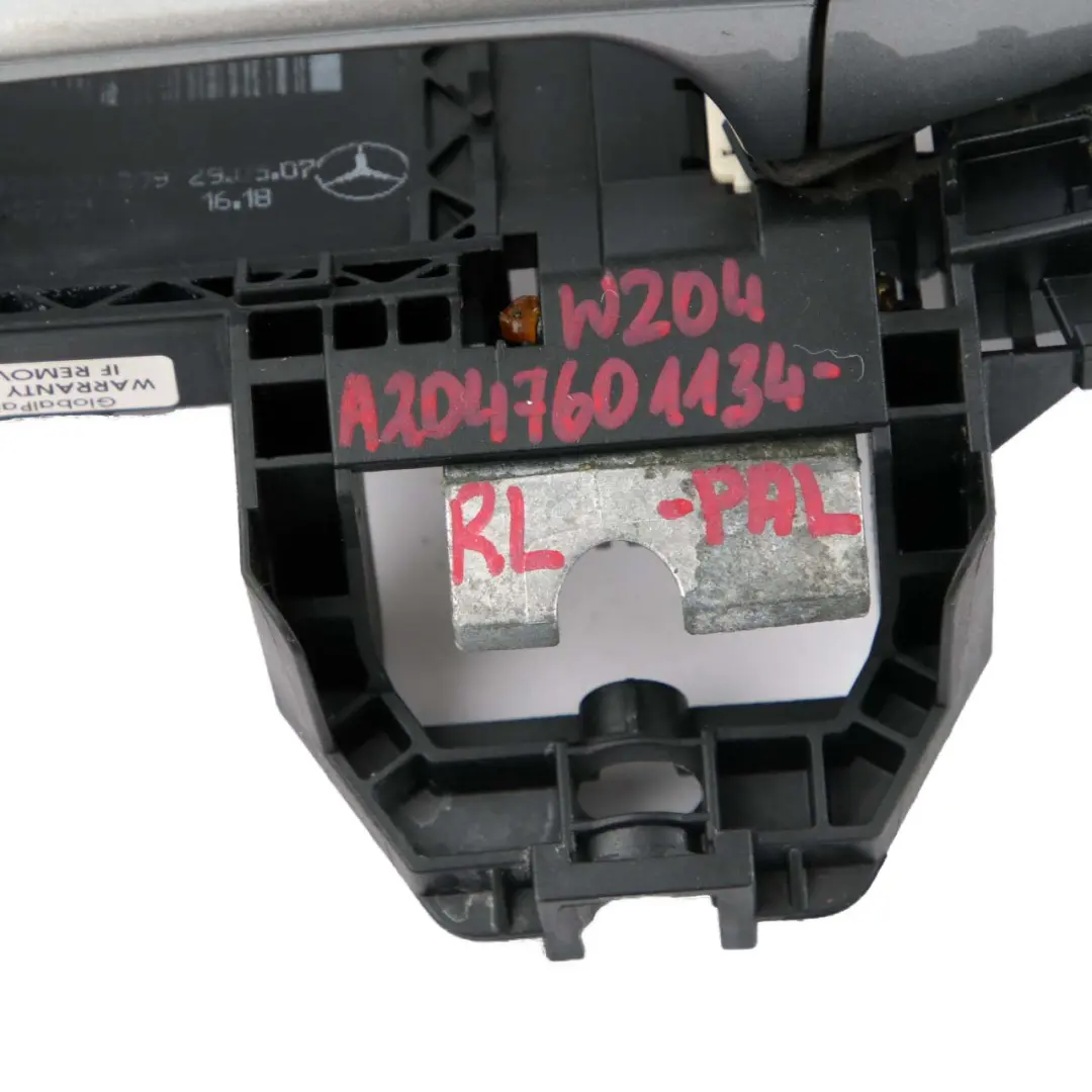  Grab Handle Door Mercedes W204 W207 Rear Left N/S Palladium Silver Metallic 792 - SKU A2047601134-PAL - Part number A2047601134