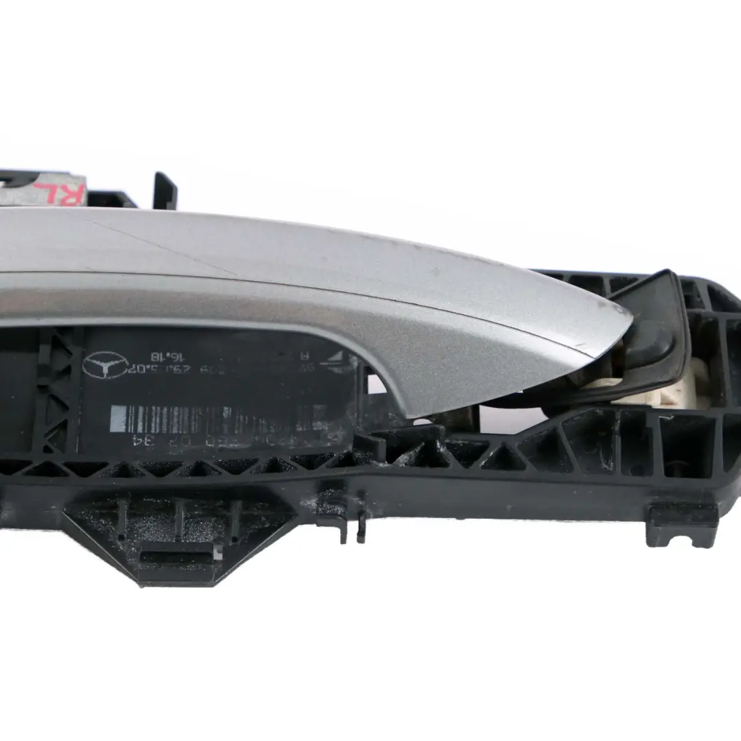  Grab Handle Door Mercedes W204 W207 Rear Left N/S Palladium Silver Metallic 792 - SKU A2047601134-PAL - Part number A2047601134