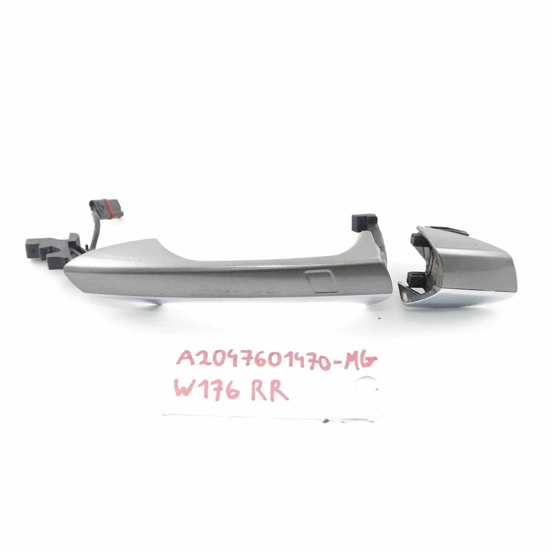  Door Handle Mercedes W176 W204 Grab Rear Right O/S Outside Mountain Grey 787 - SKU A2047601470-MG - Part number A2047601470