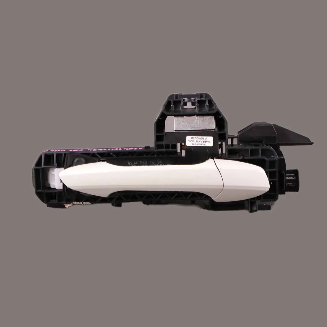  Door Handle Mercedes W176 Rear Right O/S Outside Calcite White - SKU A2047601634-CW - Part number A2047601634