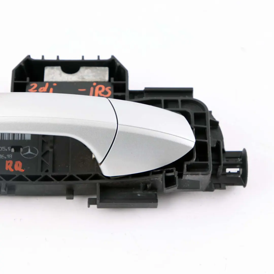 Door Handle Mercedes W204 Rear Right O/S Outside Iridium Silver Metallic 775 to with Part number A2047601634 Door Handle Mercedes W204 Rear Right O/S Outside Iridium Silver Metallic 775 - SKU A2047601634-IRS - Part number A2047601634
