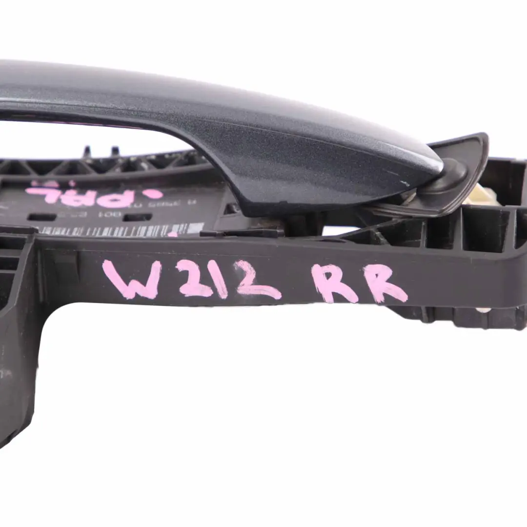 Door Handle Rear Right O/S Palladium Silver 792 to Mercedes W212 with Part number A2047601634 Mercedes W212 Door Handle Rear Right O/S Palladium Silver 792 - SKU A2047601634-PAL - Part number A2047601634