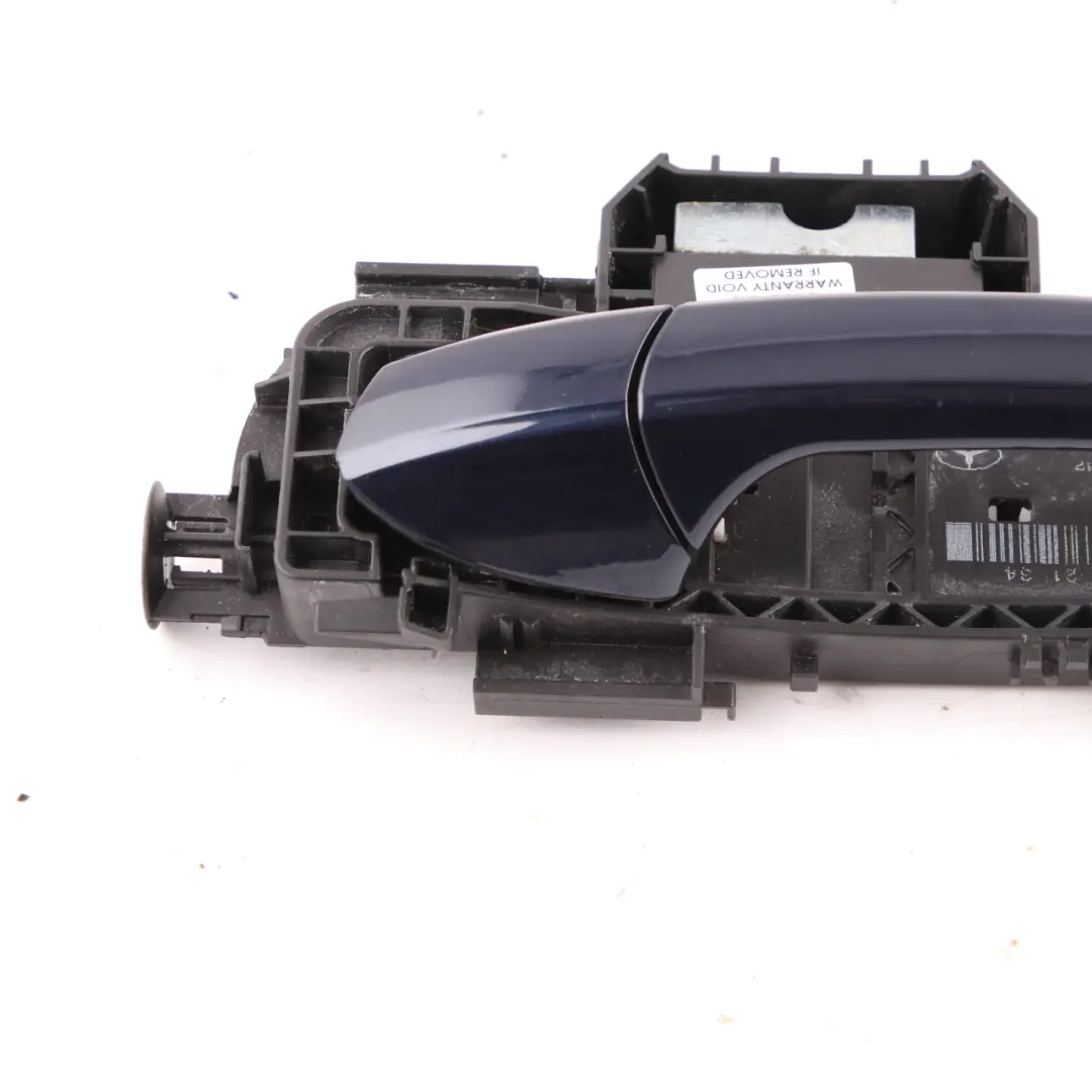 Grab Handle Rear Left Door N/S Cavansite Blue Metallic 890 to Mercedes W176 with Part number A2047602134 Mercedes W176 Grab Handle Rear Left Door N/S Cavansite Blue Metallic 890 - SKU A2047602134-CVB - Part number A2047602134