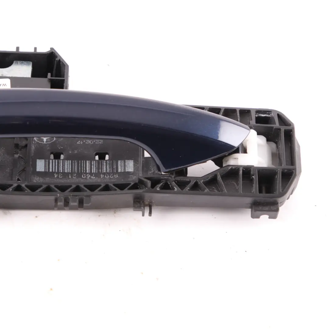 Grab Handle Rear Left Door N/S Cavansite Blue Metallic 890 to Mercedes W176 with Part number A2047602134 Mercedes W176 Grab Handle Rear Left Door N/S Cavansite Blue Metallic 890 - SKU A2047602134-CVB - Part number A2047602134