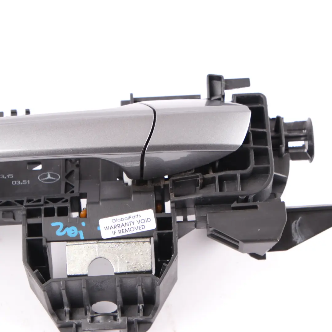 Door Handle Mercedes W176 W204 Grab Rear Left N/S Mountain Grey 787 to with Part number A2047602134 Door Handle Mercedes W176 W204 Grab Rear Left N/S Mountain Grey 787 - SKU A2047602134-MG - Part number A2047602134