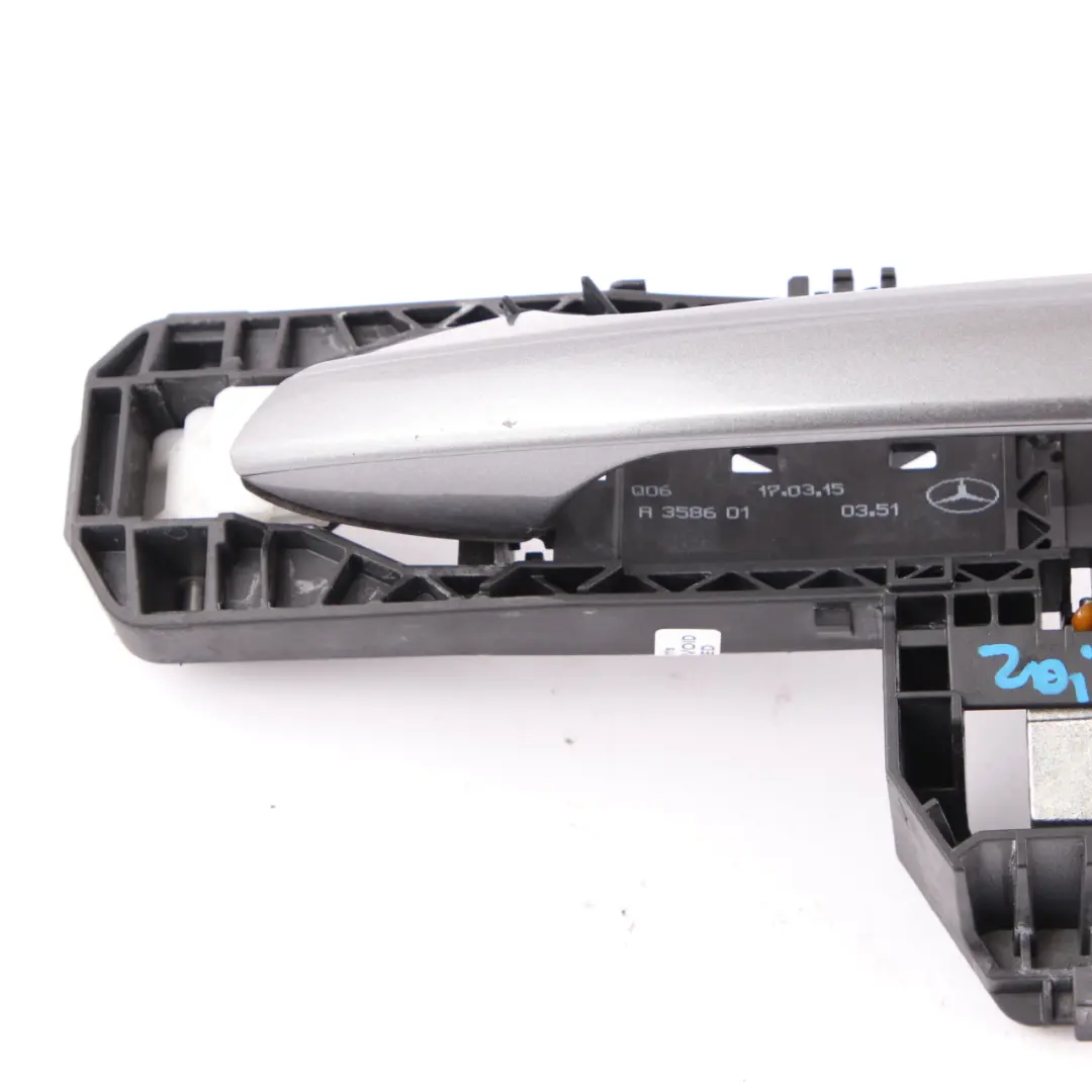 Door Handle Mercedes W176 W204 Grab Rear Left N/S Mountain Grey 787 to with Part number A2047602134 Door Handle Mercedes W176 W204 Grab Rear Left N/S Mountain Grey 787 - SKU A2047602134-MG - Part number A2047602134