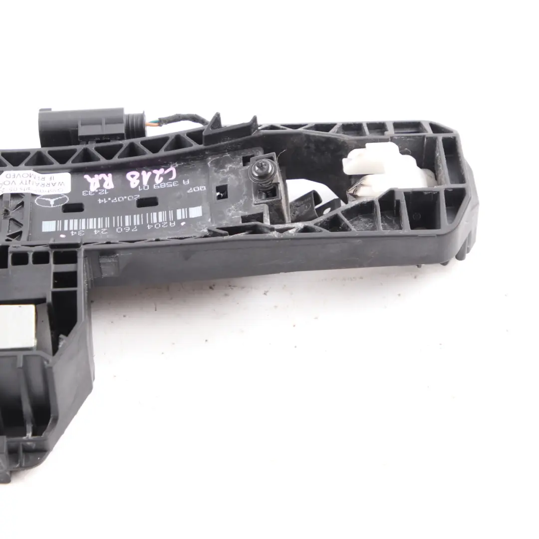 Handle Base Mercedes W176 W204 W218 Rear Right O/S Door Grab Carrier to with Part number A2047602434 Handle Base Mercedes W176 W204 W218 Rear Right O/S Door Grab Carrier - SKU A2047602434-1 - Part number A2047602434