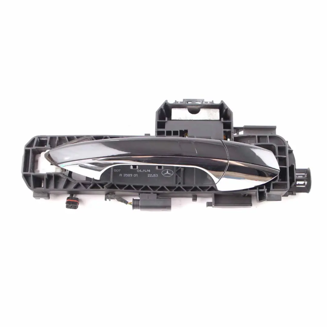 Mercedes W204 Door Handle Grab Rear Right O/S Obsidian Black Metallic - 197 - SKU A2047602434-OB1 - Part number A2047602434