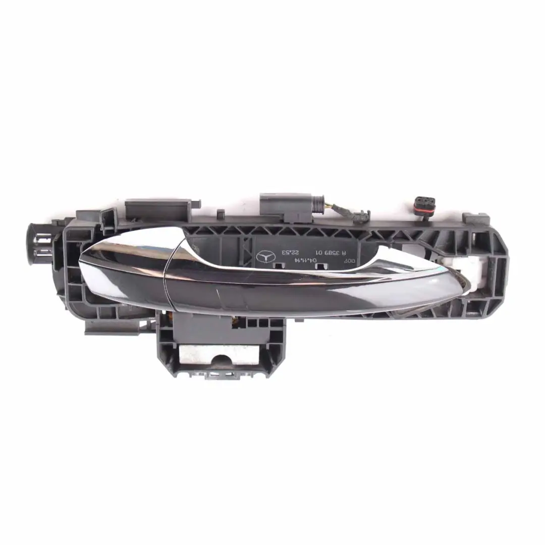 Mercedes W204 Door Handle Grab Rear Right O/S Obsidian Black Metallic - 197 - SKU A2047602434-OB1 - Part number A2047602434