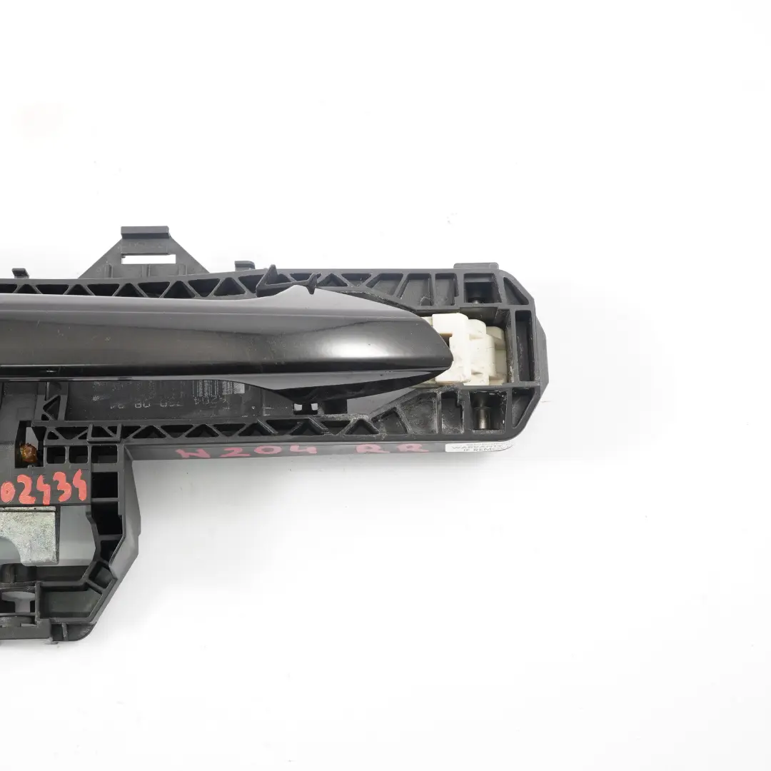 Mercedes W204 Türgriffträger Hinten Rechts Handgriff Obsidian Black Metallic - SKU A2047602434-OB - Teilenummer A2047600834