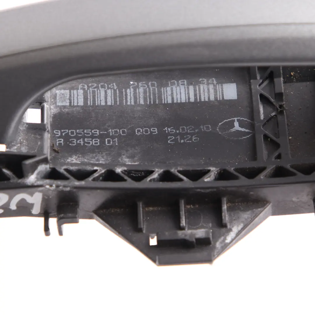 Door Handle Grab Rear Right O/S Palladium Silver 792 A2047600834 to Mercedes W204 with Part number A2047602434 Mercedes W204 Door Handle Grab Rear Right O/S Palladium Silver 792 A2047600834 - SKU A2047602434-PAL - Part number A2047602434