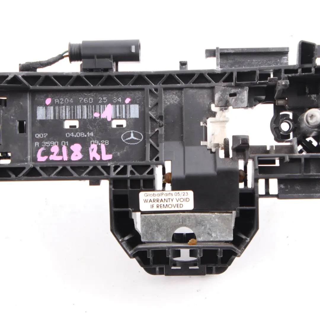 Handle Carrier Front Rear Left Door Grab Base to Mercedes W176 W204 with Part number A2047602534 Mercedes W176 W204 Handle Carrier Front Rear Left Door Grab Base - SKU A2047602534-1 - Part number A2047602534