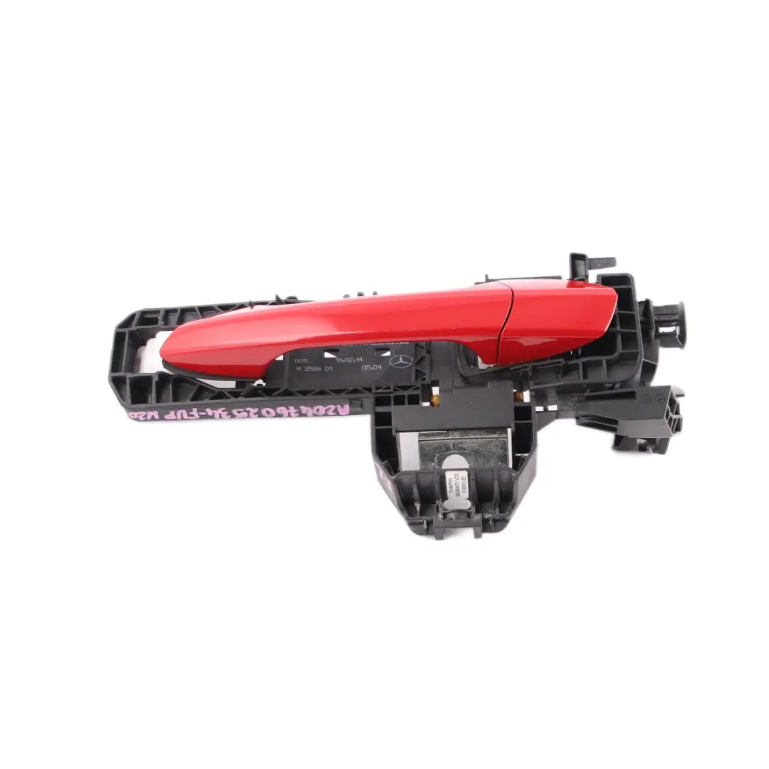 Door Handle Grab Front Left N/S Fire Opal Red 590 A2047602134 to Mercedes W204 with Part number A2047602534 Mercedes W204 Door Handle Grab Front Left N/S Fire Opal Red 590 A2047602134 - SKU rhd-A2047602534-FUP - Part number A2047602534