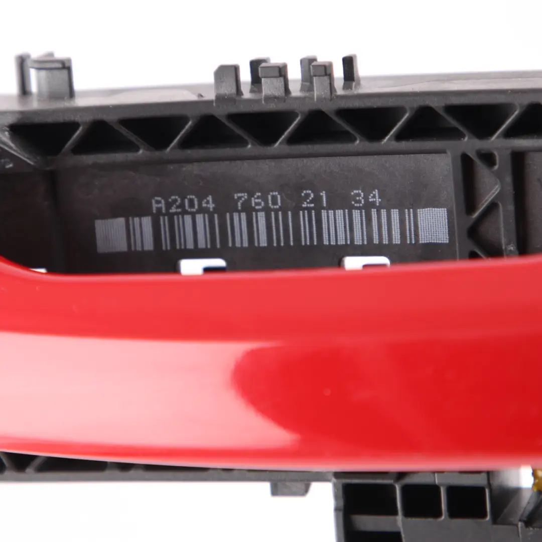 Mercedes W204 Door Handle Grab Front Left N/S Fire Opal Red 590 A2047602134 - SKU rhd-A2047602534-FUP - Part number A2047602534
