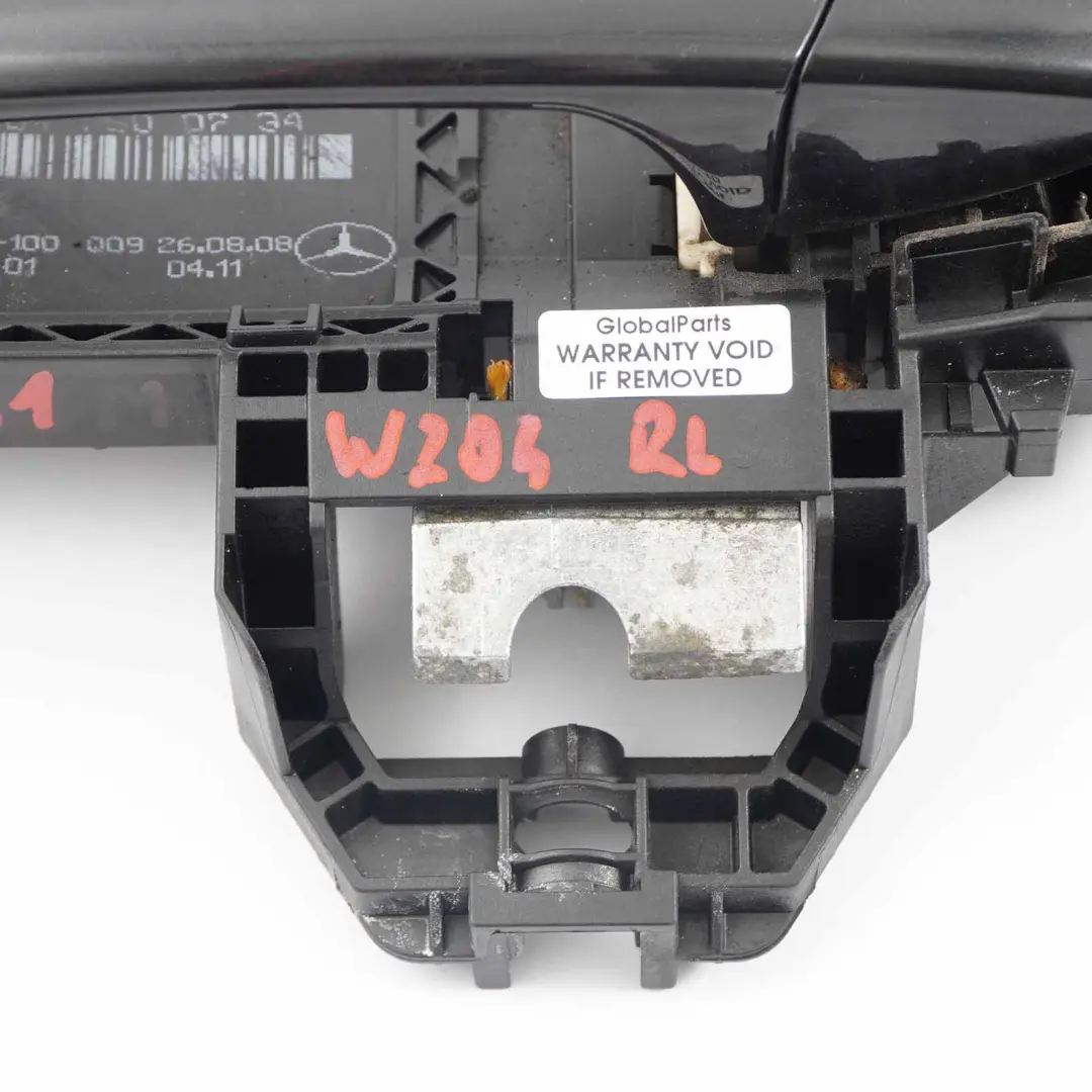 Grab Handle Door Mercedes W204 Front Left N/S Outside Obsidian Black 197 to with Part number A2047602534 Grab Handle Door Mercedes W204 Front Left N/S Outside Obsidian Black 197 - SKU A2047602534-OB1 - Part number A2047602534