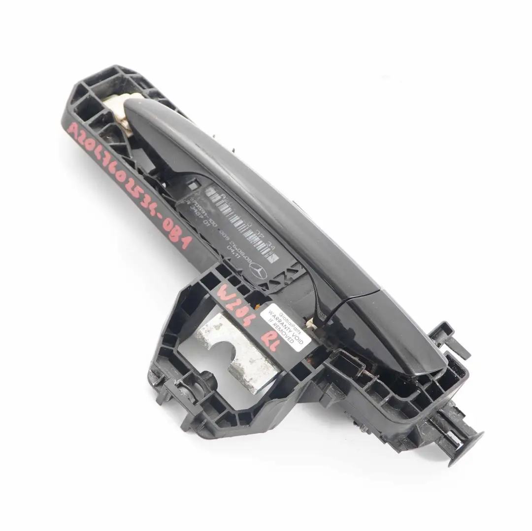 Grab Handle Door Mercedes W204 Front Left N/S Outside Obsidian Black 197 to with Part number A2047602534 Grab Handle Door Mercedes W204 Front Left N/S Outside Obsidian Black 197 - SKU A2047602534-OB1 - Part number A2047602534