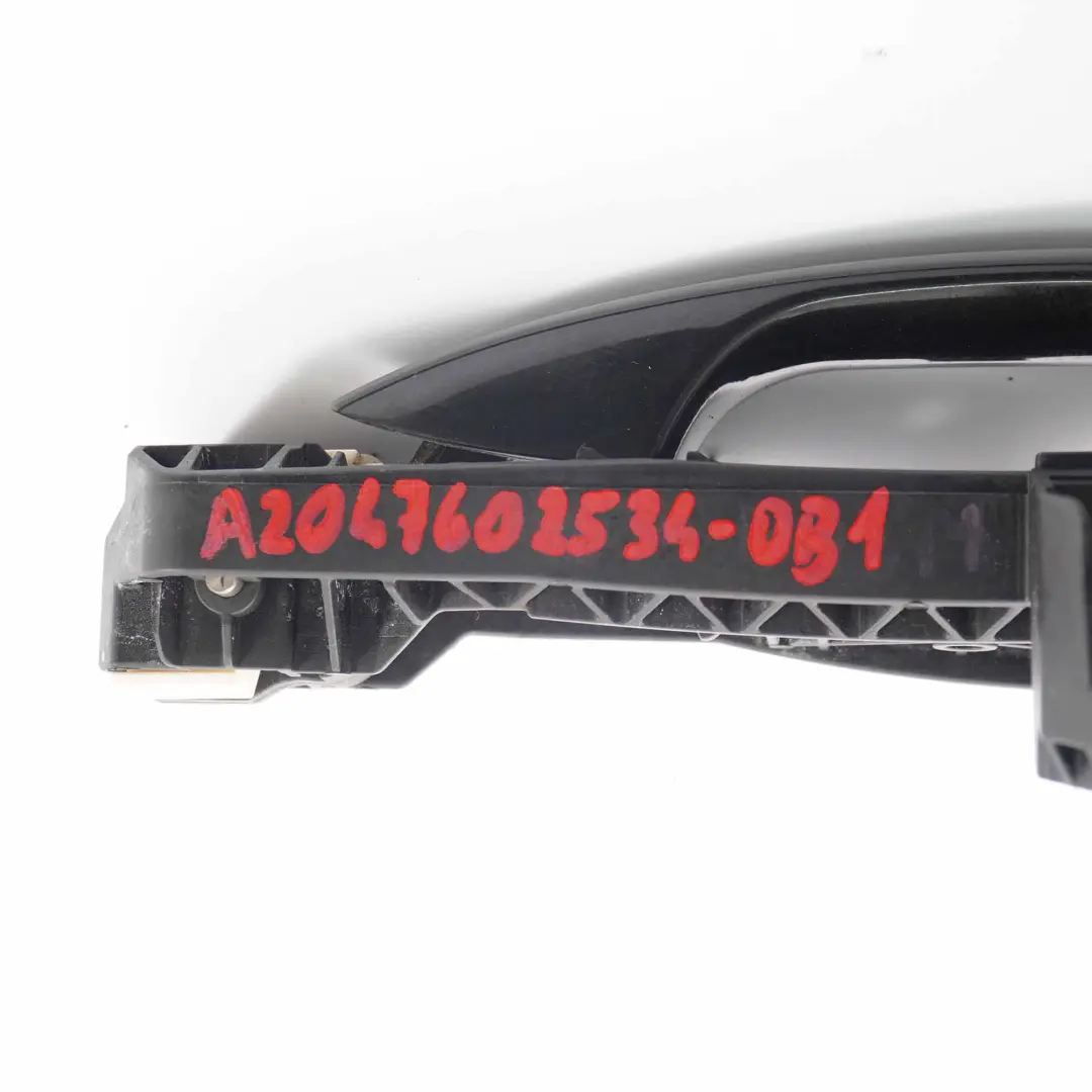 Grab Handle Door Mercedes W204 Front Left N/S Outside Obsidian Black 197 to with Part number A2047602534 Grab Handle Door Mercedes W204 Front Left N/S Outside Obsidian Black 197 - SKU A2047602534-OB1 - Part number A2047602534