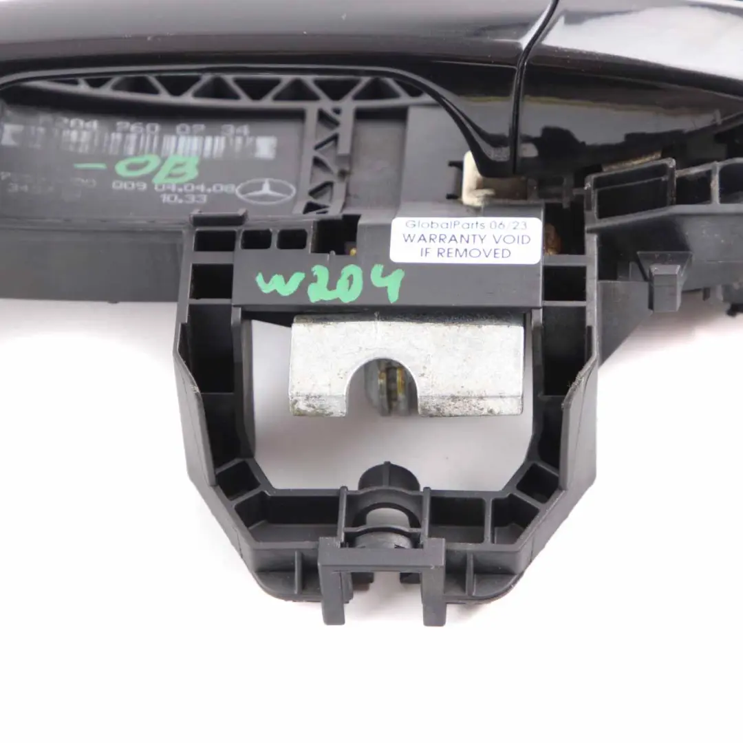 Grab Handle Door Mercedes W204 Front Left N/S Outside Obsidian Black 197 to with Part number A2047602534 Grab Handle Door Mercedes W204 Front Left N/S Outside Obsidian Black 197 - SKU A2047602534-OB - Part number A2047602534