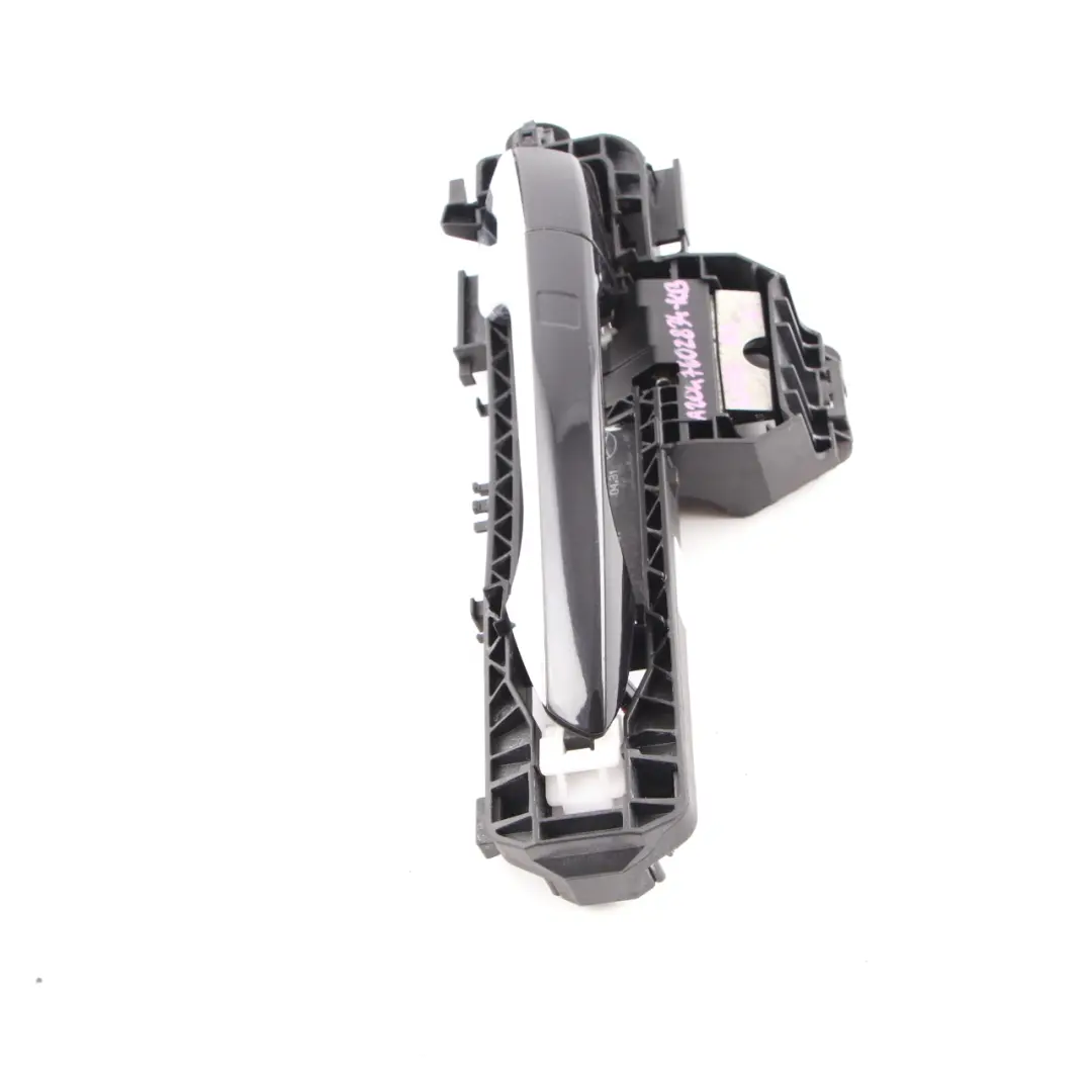 Mercedes W176 Door Grab Handle Rear Left N/S Outside Kosmos Black Metallic - 191 - SKU A2047602834-KB - Part number A2047602834