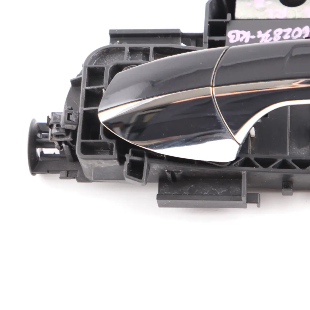 Mercedes W176 Door Grab Handle Rear Left N/S Outside Kosmos Black Metallic - 191 - SKU A2047602834-KB - Part number A2047602834