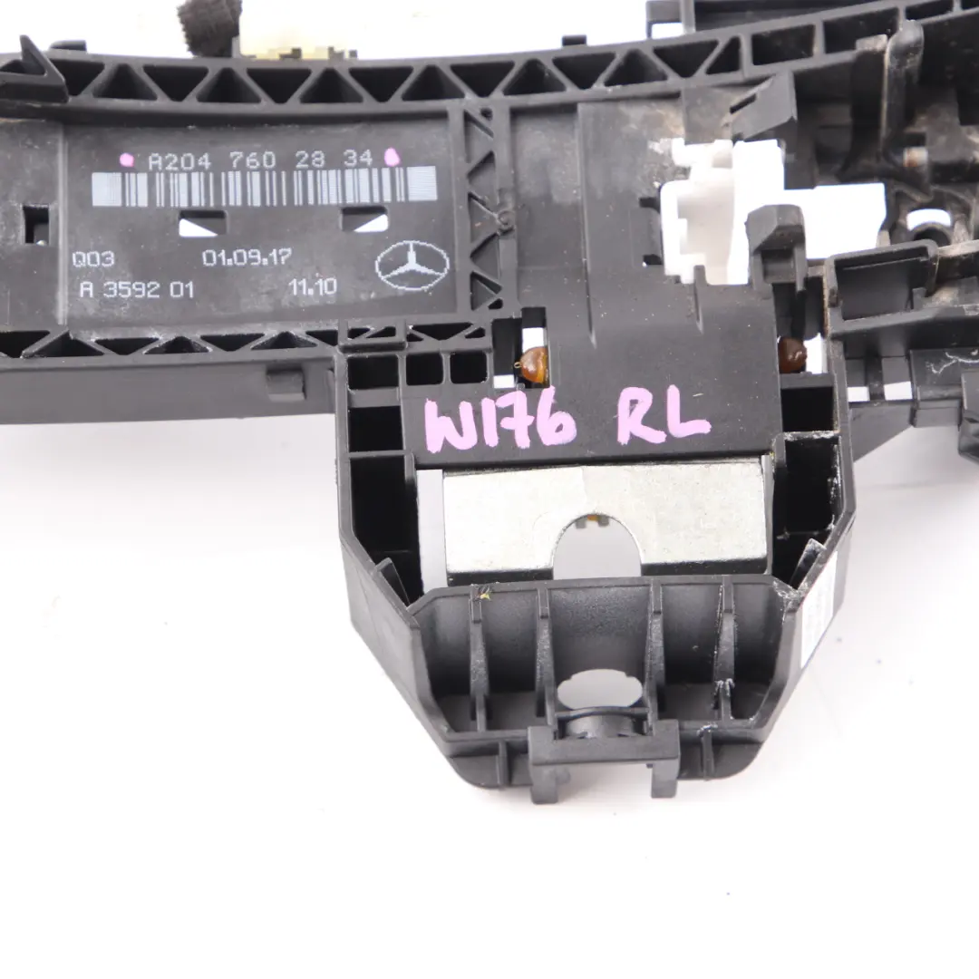 Mercedes W176 Door Grab Handle Rear Left N/S Outside Exterior - SKU A2047602834 - Part number A2047602834