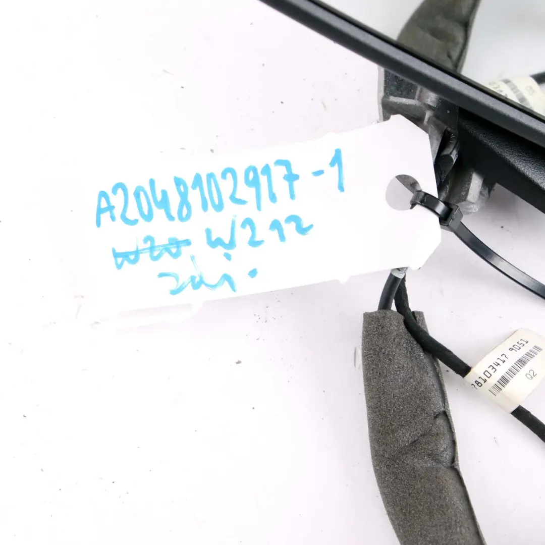Mercedes W212 Espejo Retrovisor Interior Negro Clase E - SKU A2048102917-1 - Número de pieza A2048102917