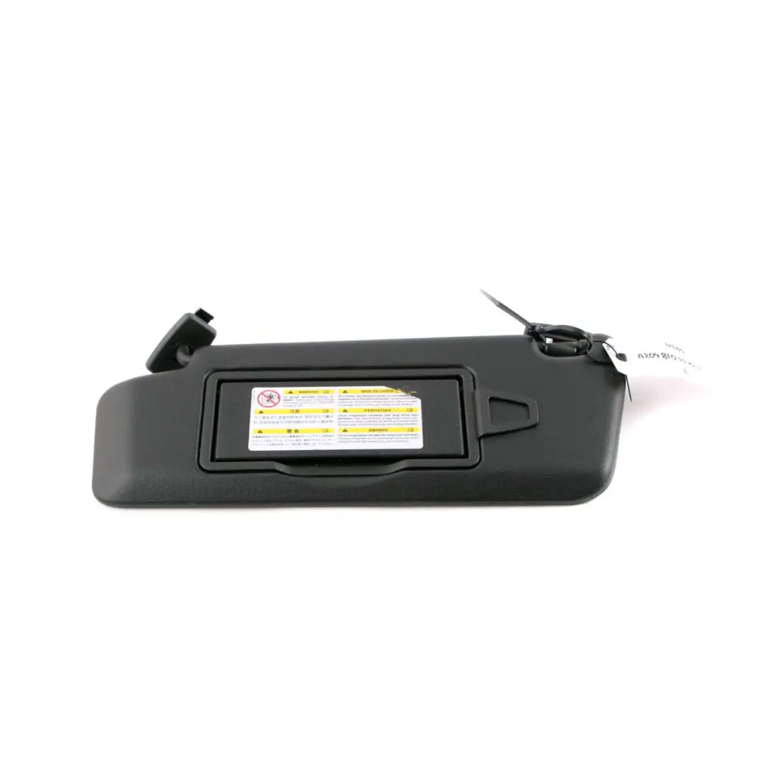 Mercedes W204 Embellecedor Parasol Izquierdo Negro - SKU A2048104510-1 - Número de pieza A2048104510