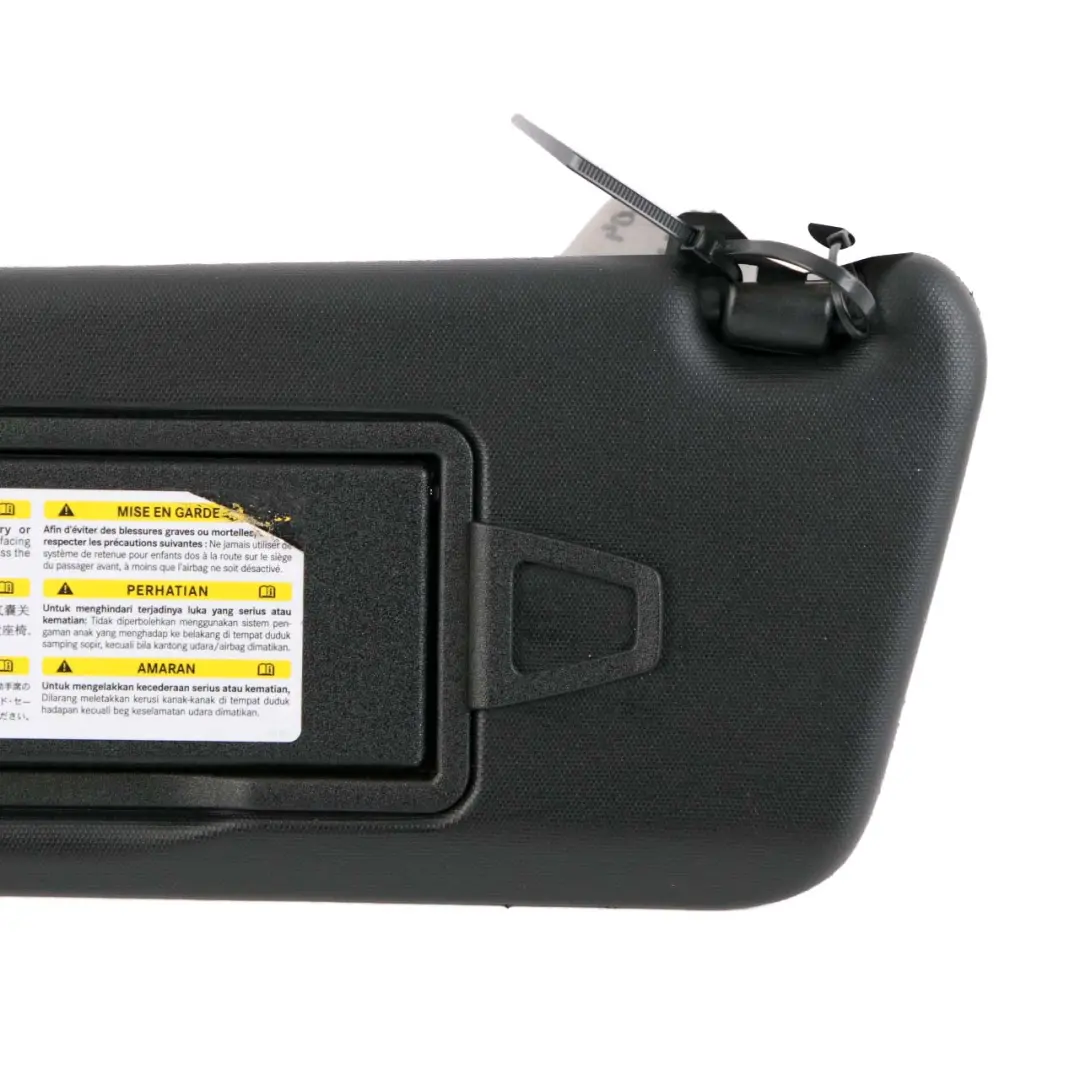 Left N/S Sun Visor Cover Trim Black to Mercedes W204 with Part number A2048104510 Mercedes W204 Left N/S Sun Visor Cover Trim Black - SKU A2048104510-1 - Part number A2048104510