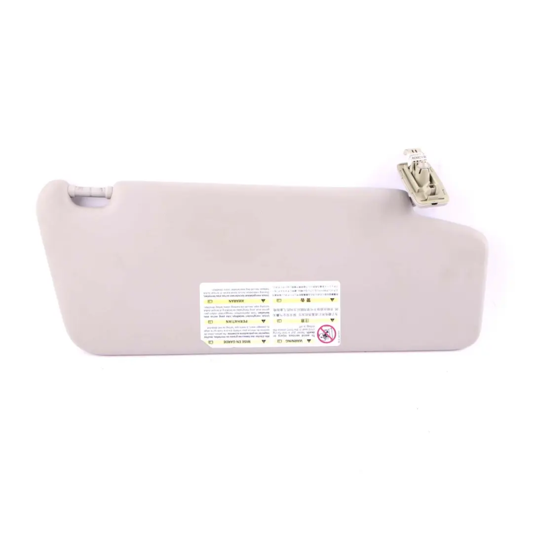 Mercedes W204 Sun Visor Cover Left N/S Trim Grey C-Class - SKU A2048104510-2 - Part number A2048104510