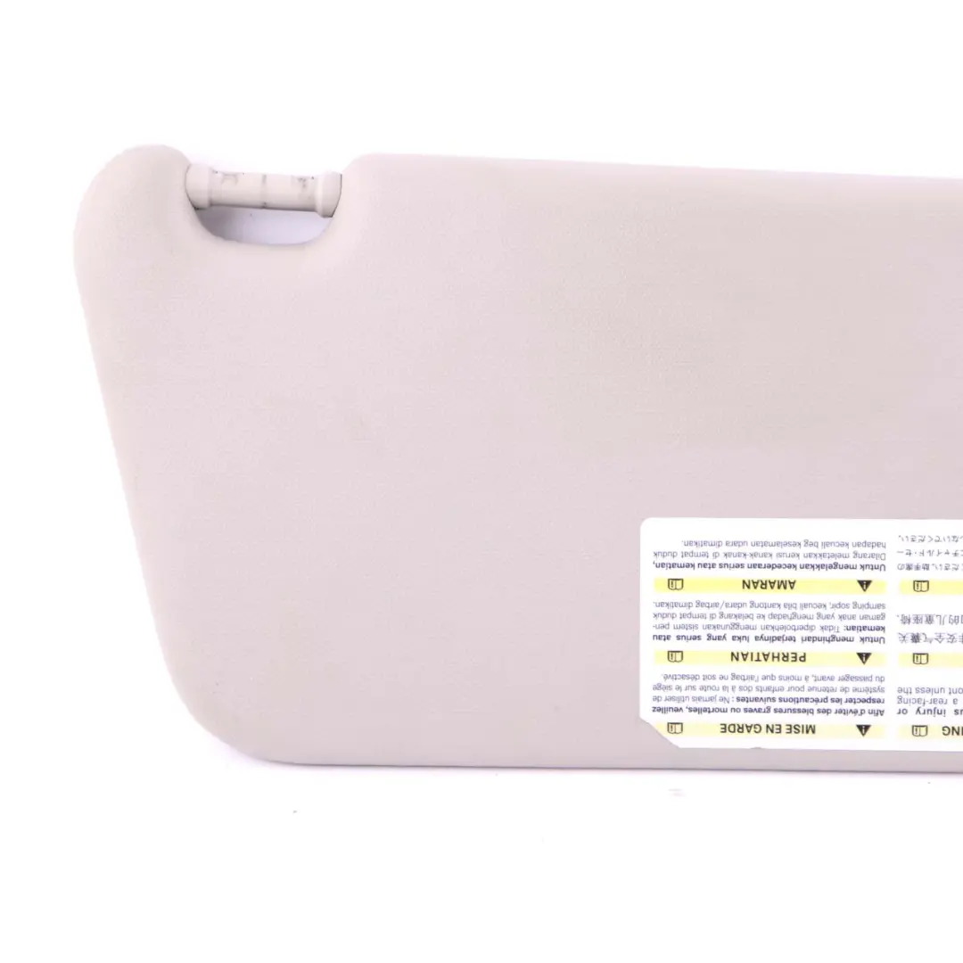 Mercedes W204 Sun Visor Cover Left N/S Trim Grey C-Class - SKU A2048104510-2 - Part number A2048104510