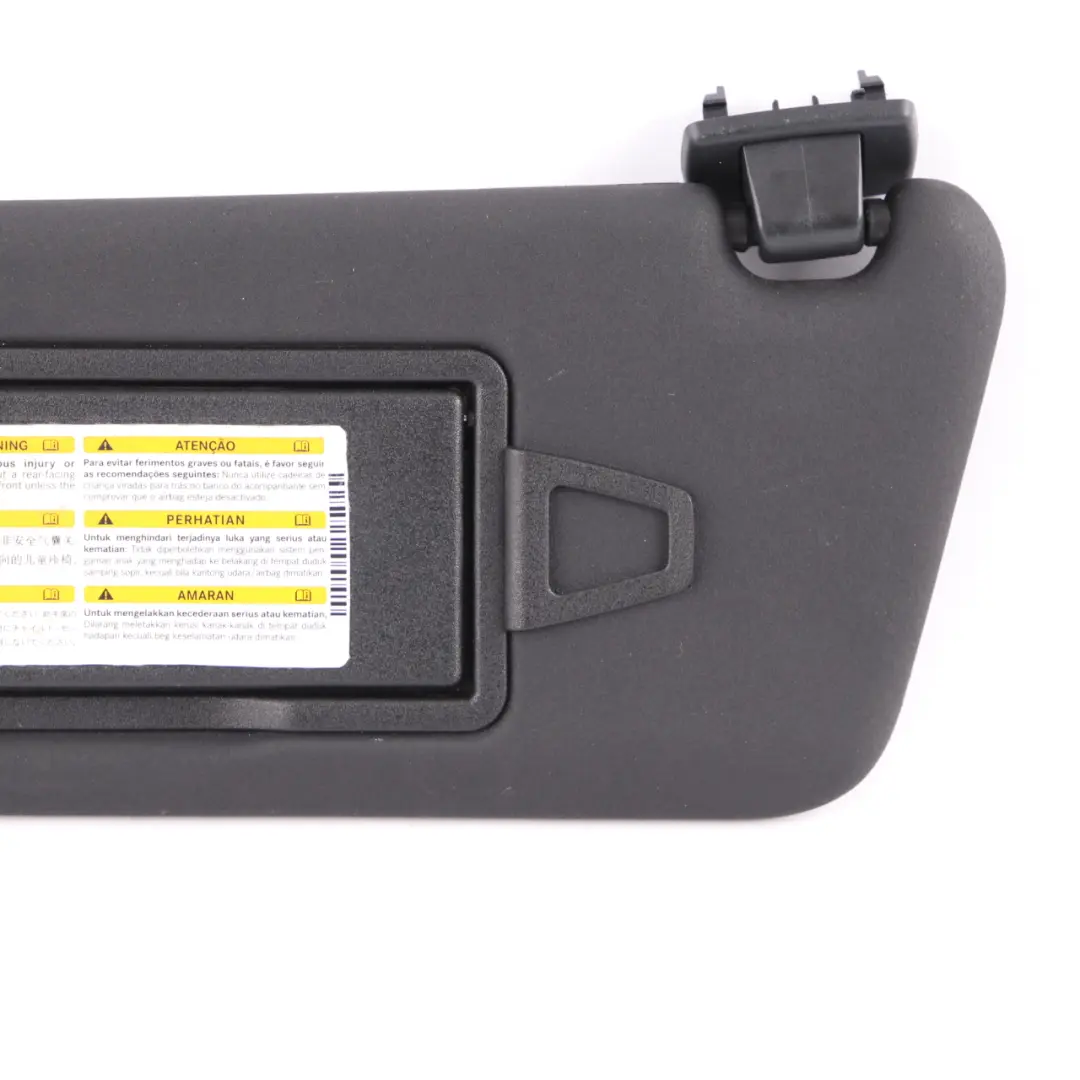 Mercedes W204 Sun Visor Left N/S Cover Trim Panel Black - SKU A2048104510-3 - Part number A2048104510