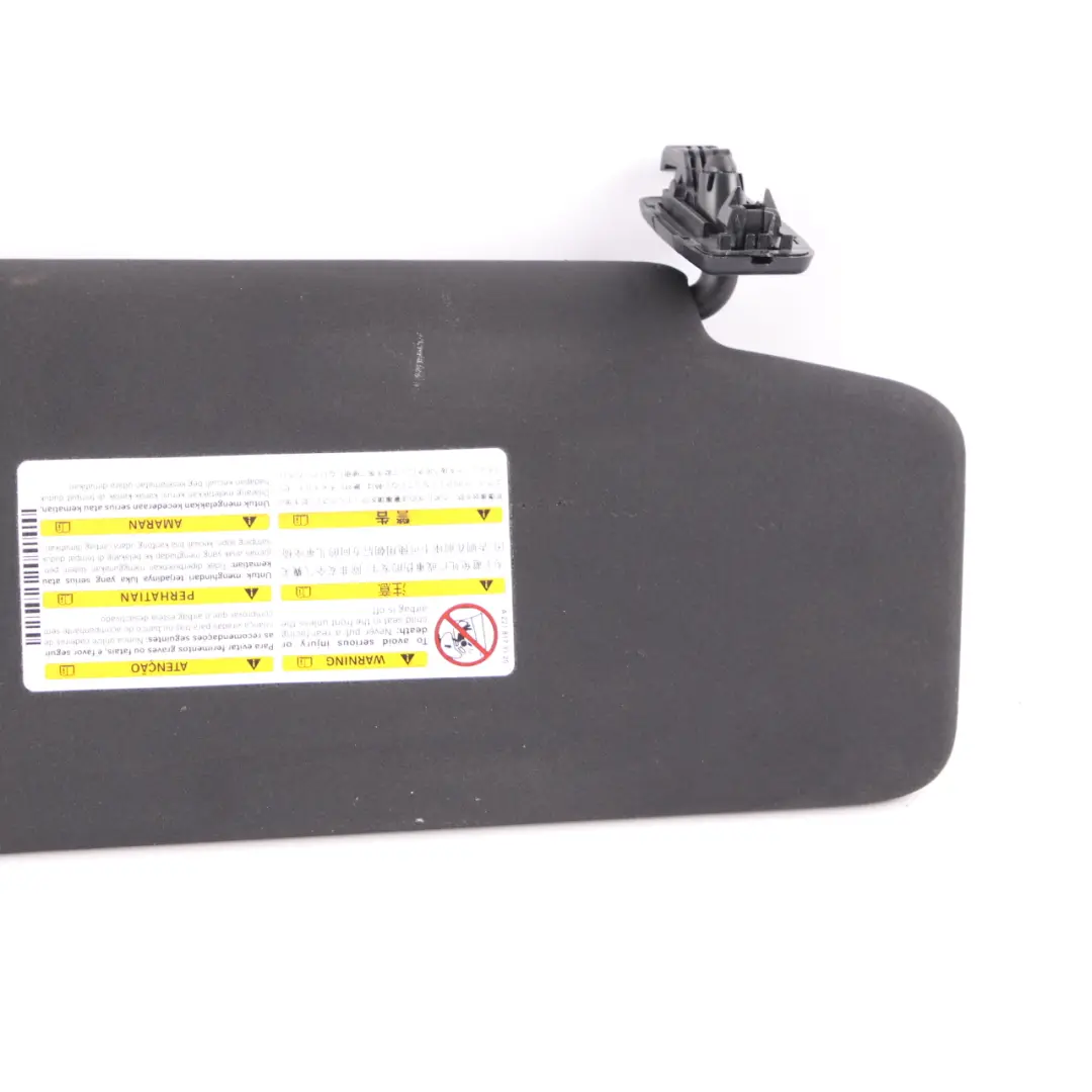 Mercedes W204 Sonnenblende Links Abdeckung Verkleidung Schwarz - SKU A2048104510-3 - Teilenummer A2048104510