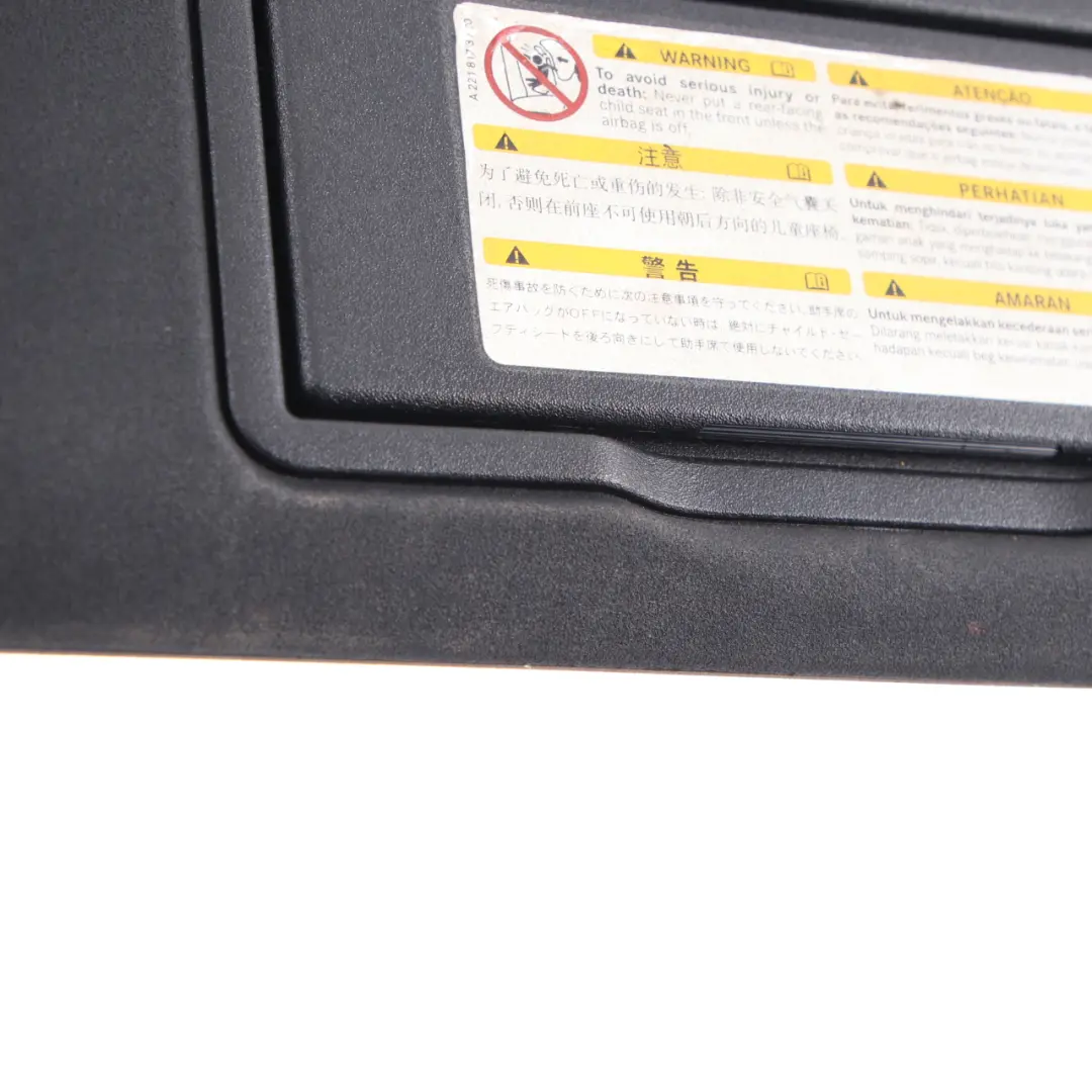 Izquierda Visera Parasol Cubierta Panel Negro para Mercedes W204 con número de pieza A2048104510 Mercedes W204 Izquierda Visera Parasol Cubierta Panel Negro - SKU A2048104510-4 - Número de pieza A2048104510