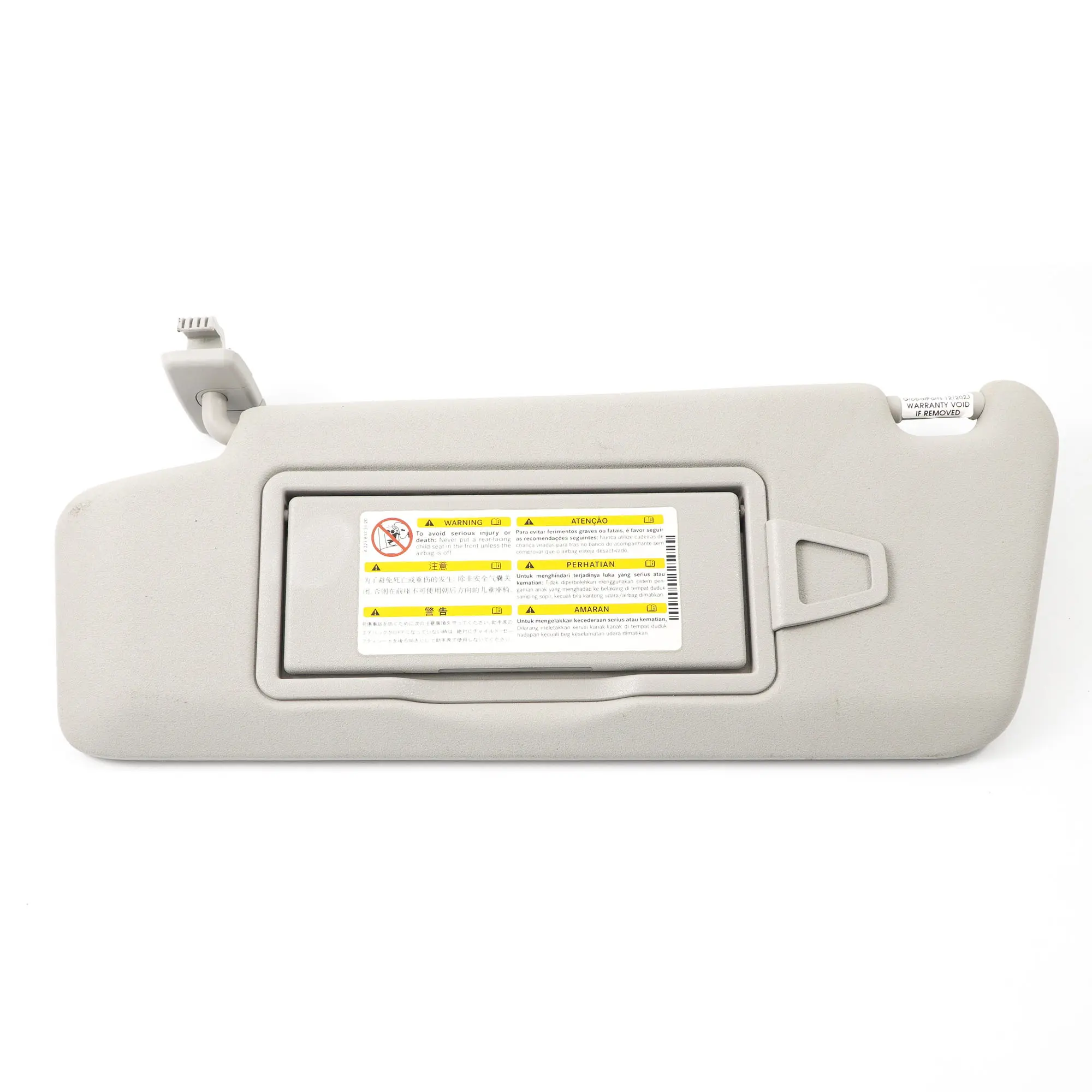 Mercedes W204 Pare-soleil Gauche Trim Gris A2048104510